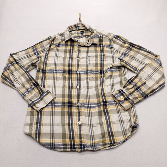 Prince & Fox Casual Button Up Long Sleeve Shirt Adult Mens Size Medium M White - Picture 2 of 10